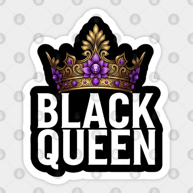 Black Queen Sticker by UrbanLifeApparel